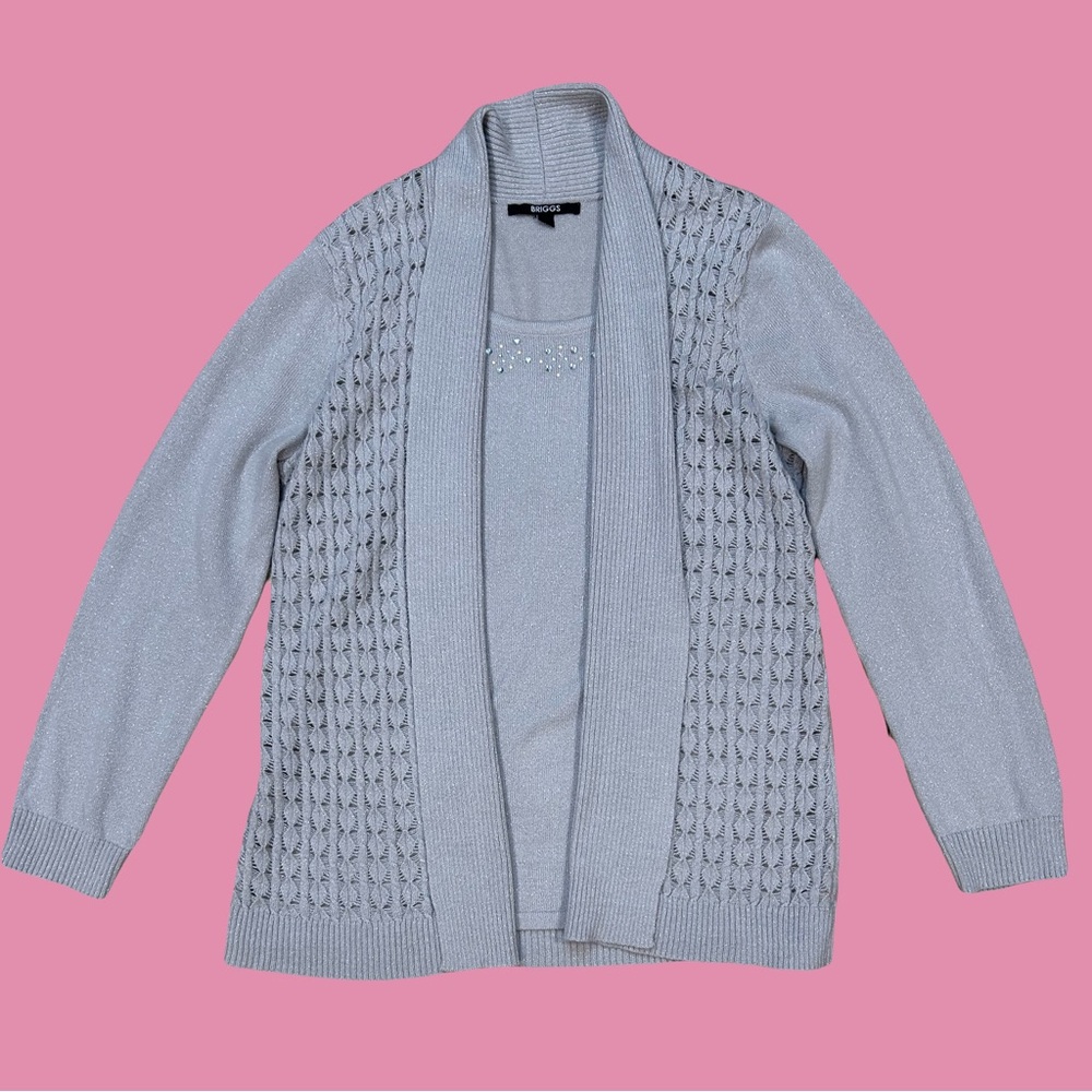 Elegant Gray Women's Sweatershirt